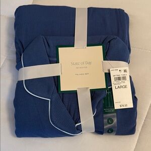 Blue State of Day Pajama Set